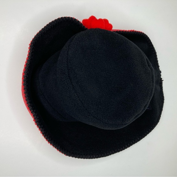 Marama Vintage Red And Black Felt Floppy Hat - Picture 10 of 14